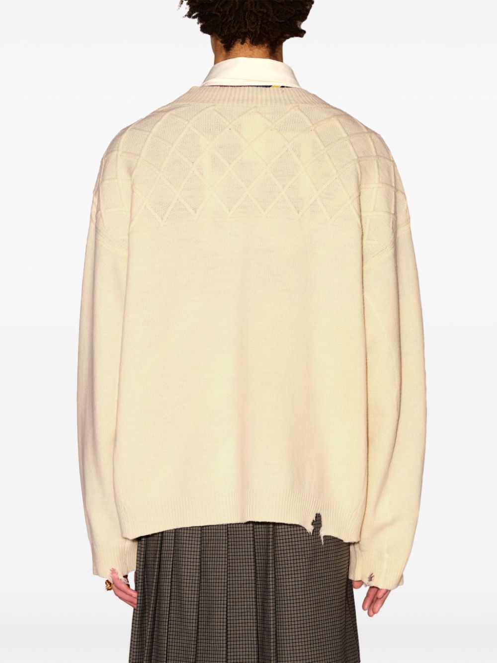 number-embroidered jumper - 5