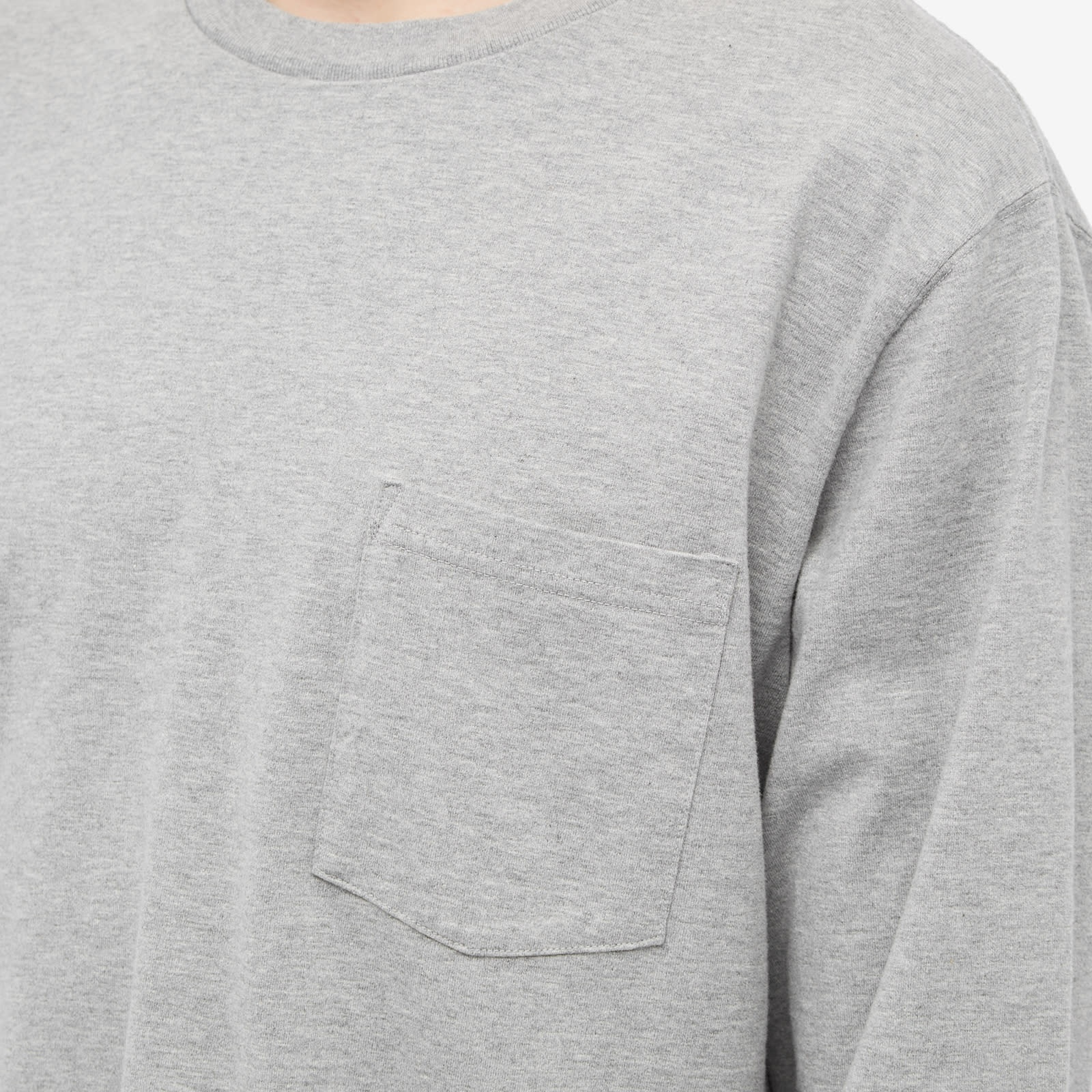 Beams Plus Long Sleeve Pocket T-Shirt - 5