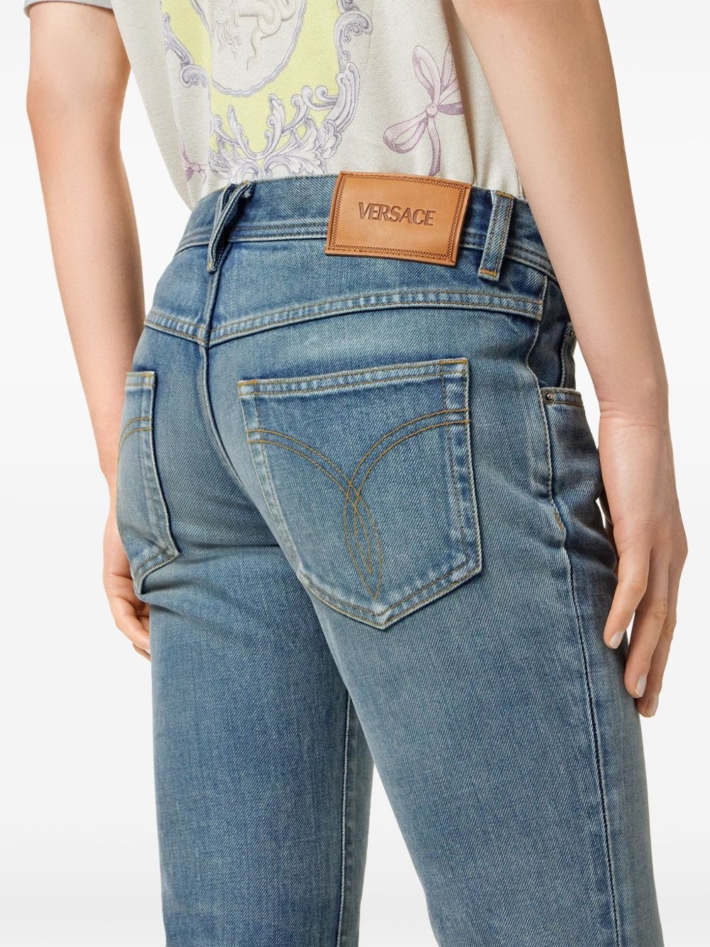 Made in Japan cropped jeans - 5