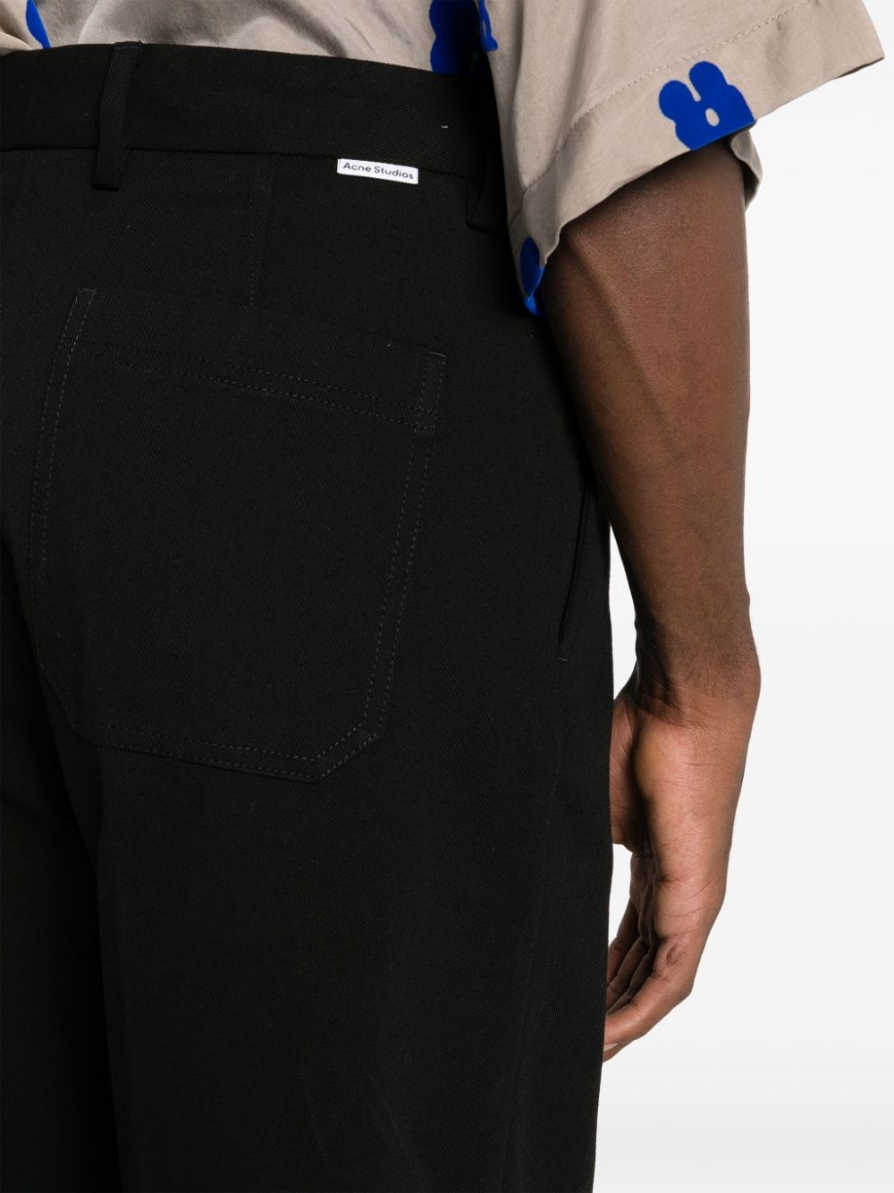 straight-leg tailored trousers - 5