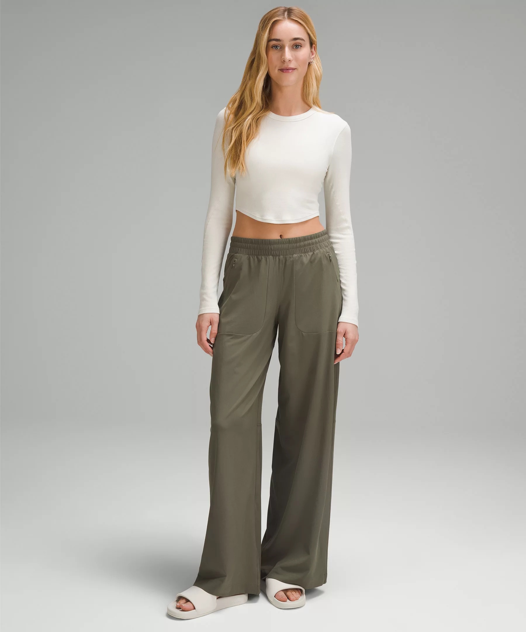 Swift Mid-Rise Wide-Leg Pant - 2