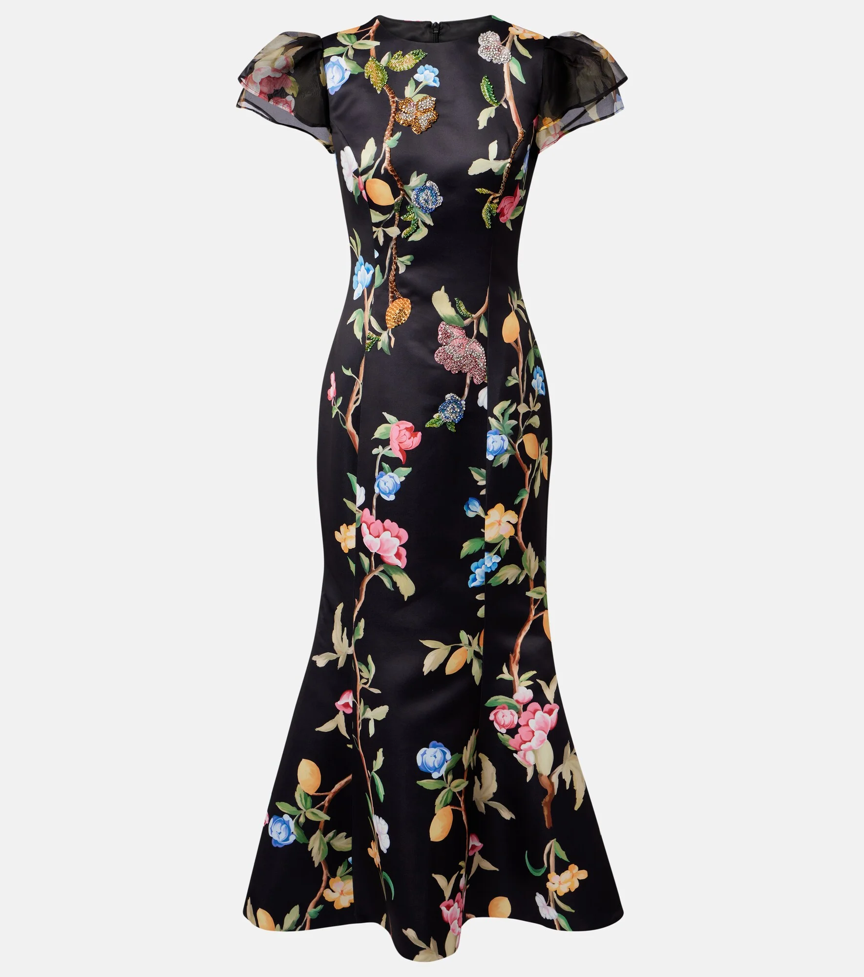 Sofia embellished floral maxi dress - 1