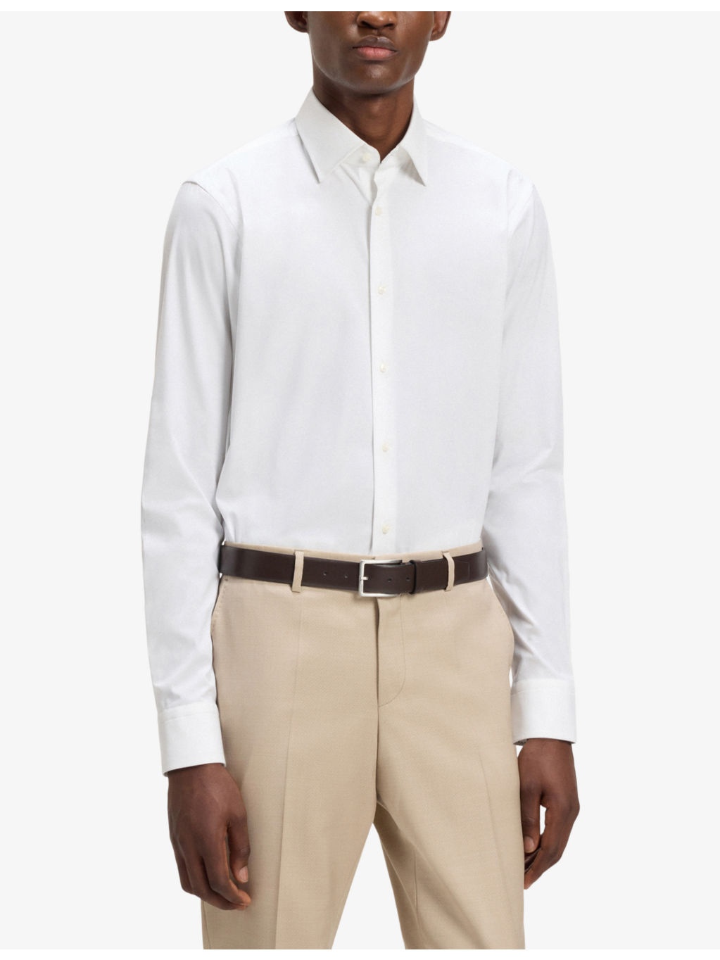 Regular-Fit Long-Sleeve Stretch-Cotton Shirt - 3