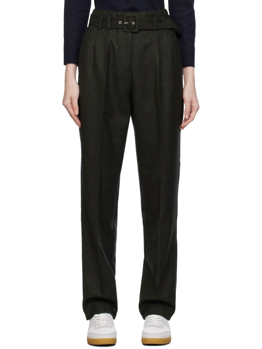 Green Anthea Trousers - 1
