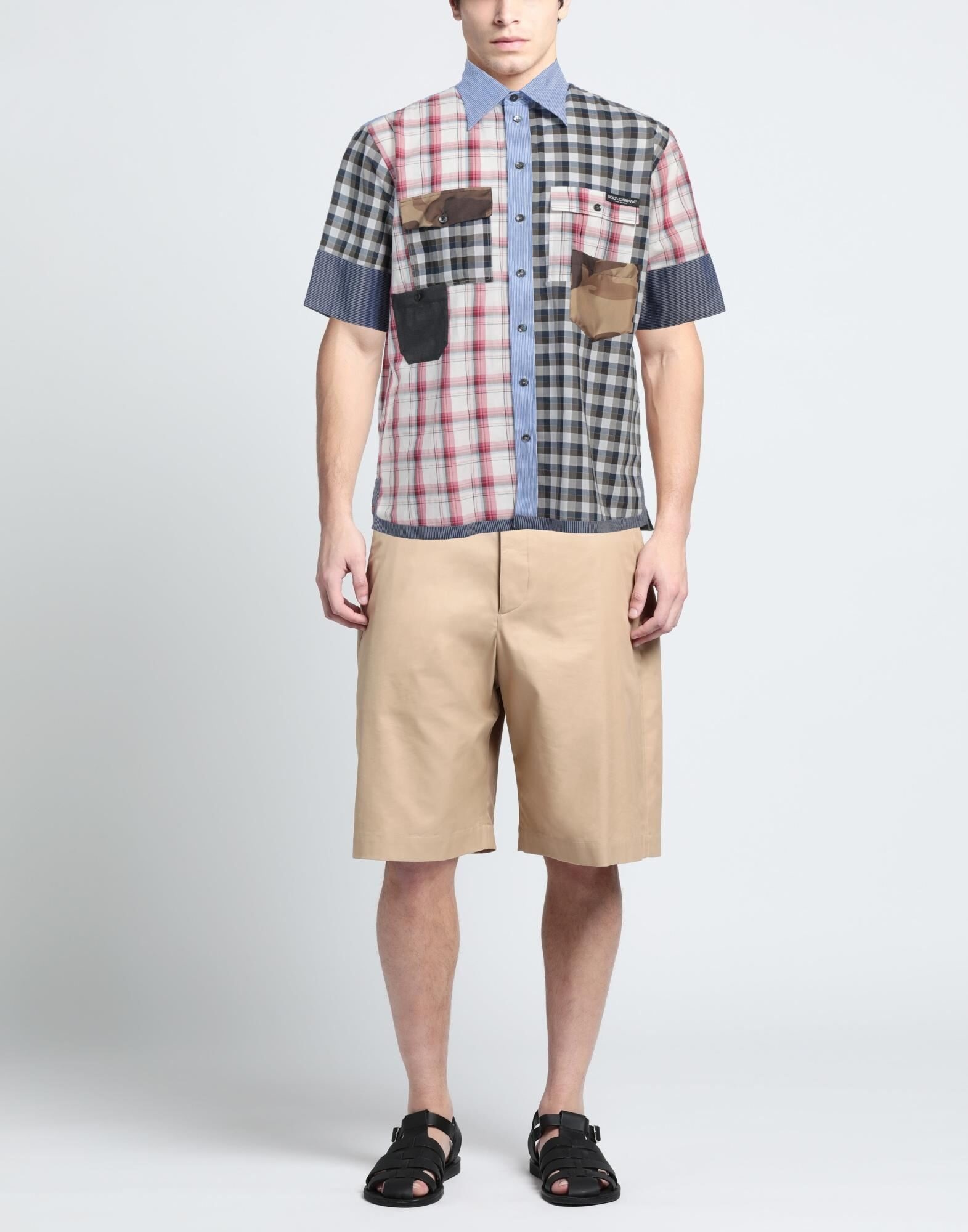 Blue Men's Checked Shirt - 2