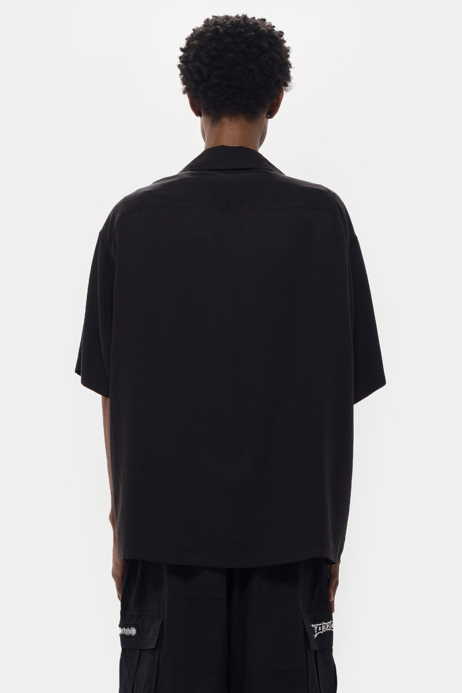111 Bowling Shirt in Black - 3