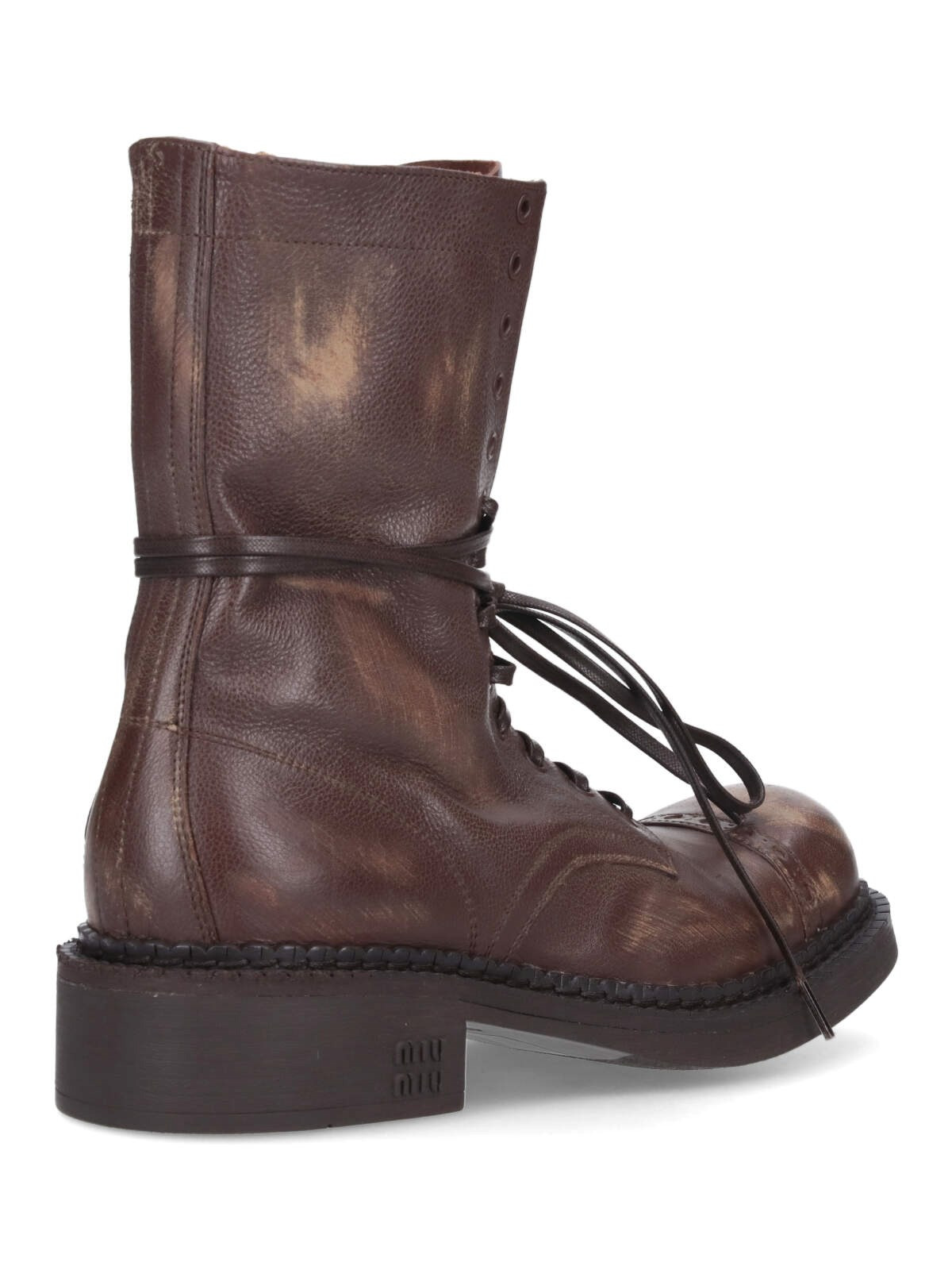 LACE UP ANKLE BOOTS - 4