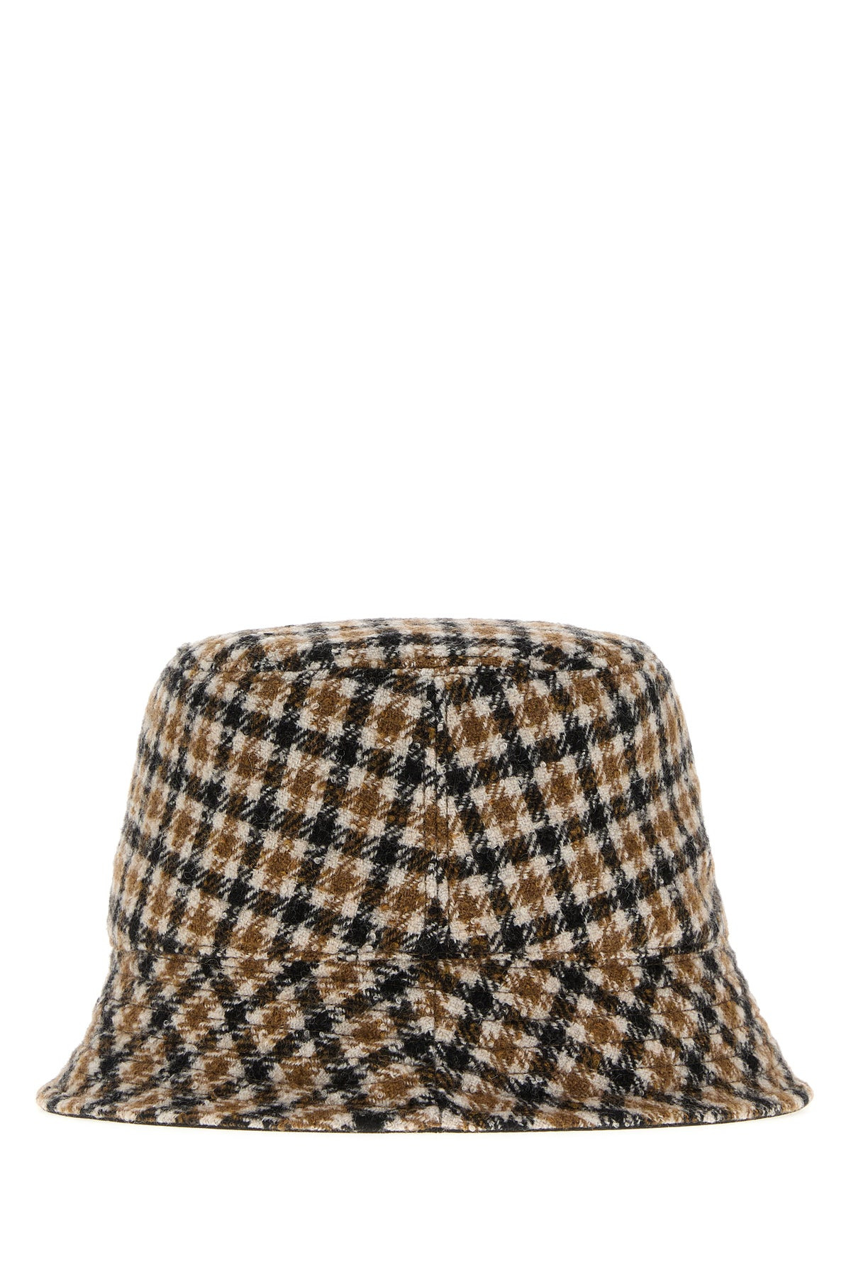 Embroidered wool blend reversible bucket hat - 3