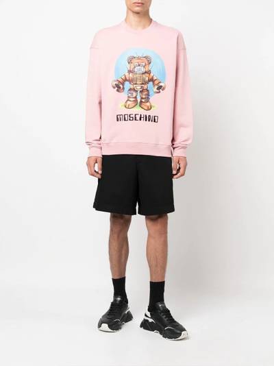 Moschino logo-print sweatshirt outlook