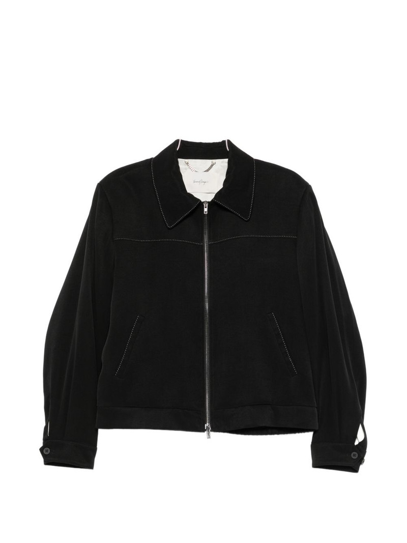 Herman contrast-stitch jacket 1