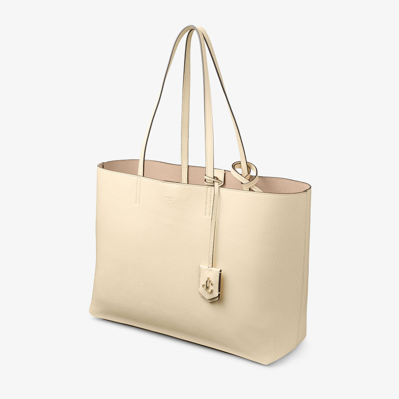 JIMMY CHOO Nine2Five East-West
Buttermilk Elaphe Printed Leather Tote Handbag outlook