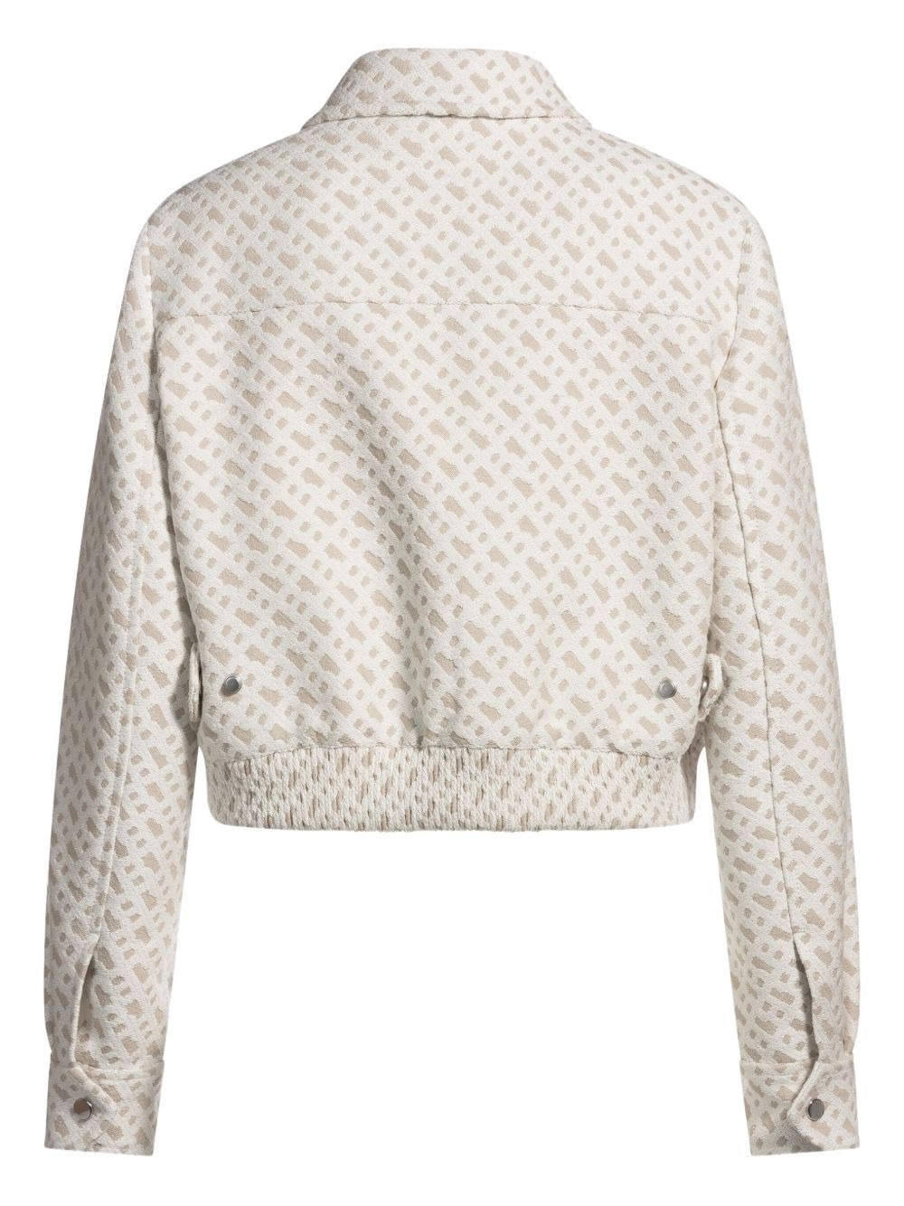 zip-up cropped jacket - 2
