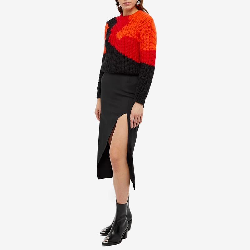 Alexander McQueen Alexander McQueen Mohair Neon Knit outlook