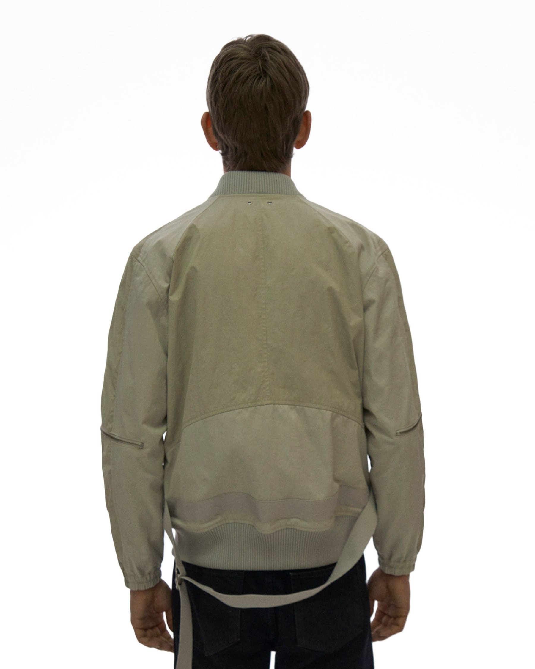 ZIP MESH BOMBER JACKET - 6