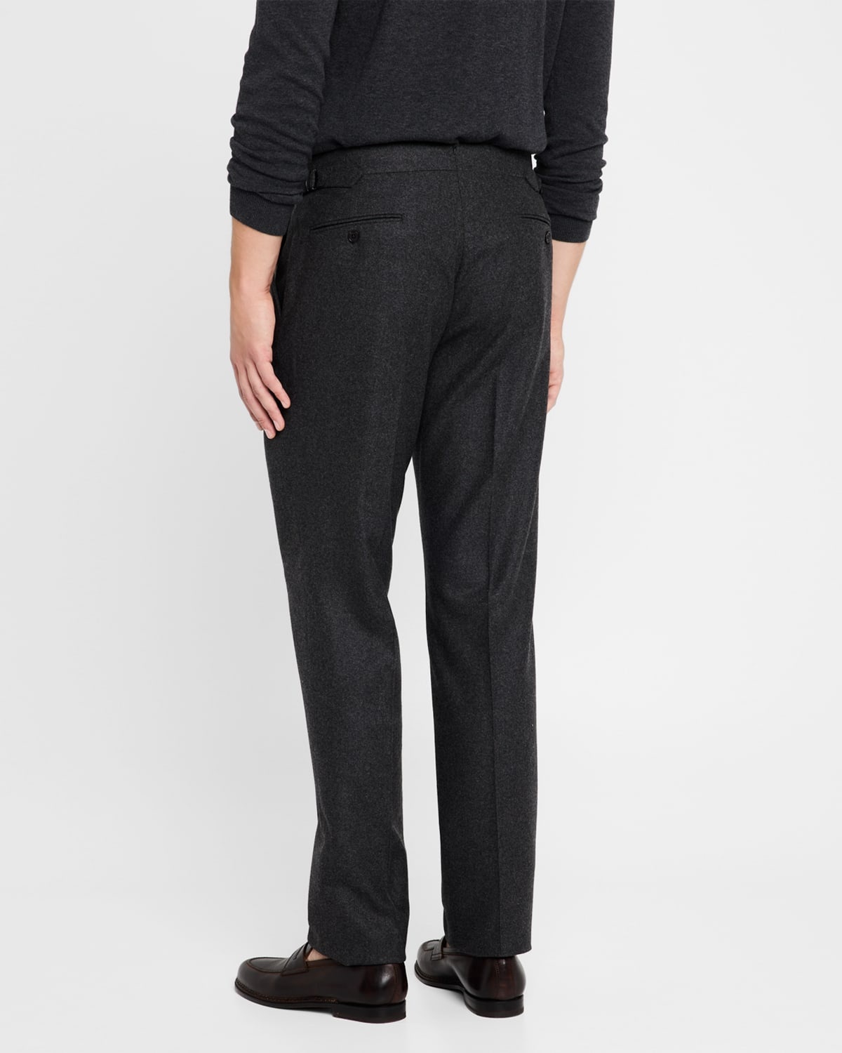 Men's Gregory Hand-Tailored Wool Trousers - 4