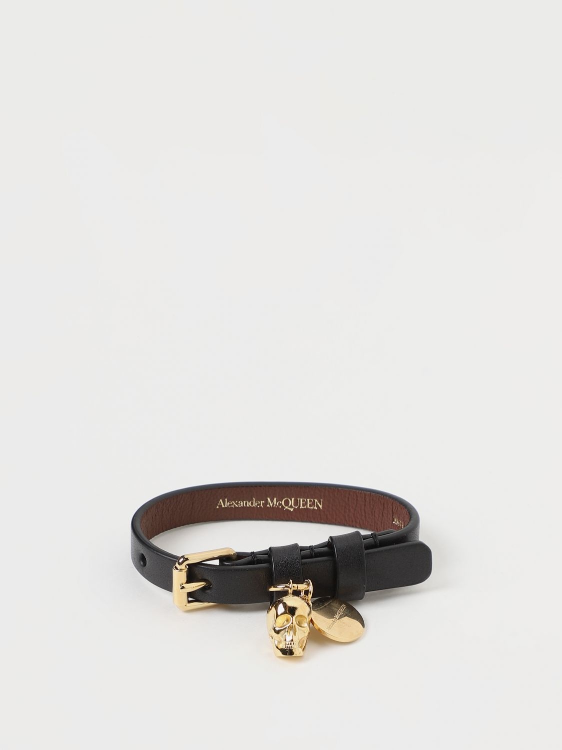 Alexander McQueen bracelet in smooth leather - 1