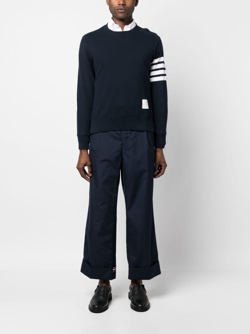 RWB-stripe tailored trousers - 2