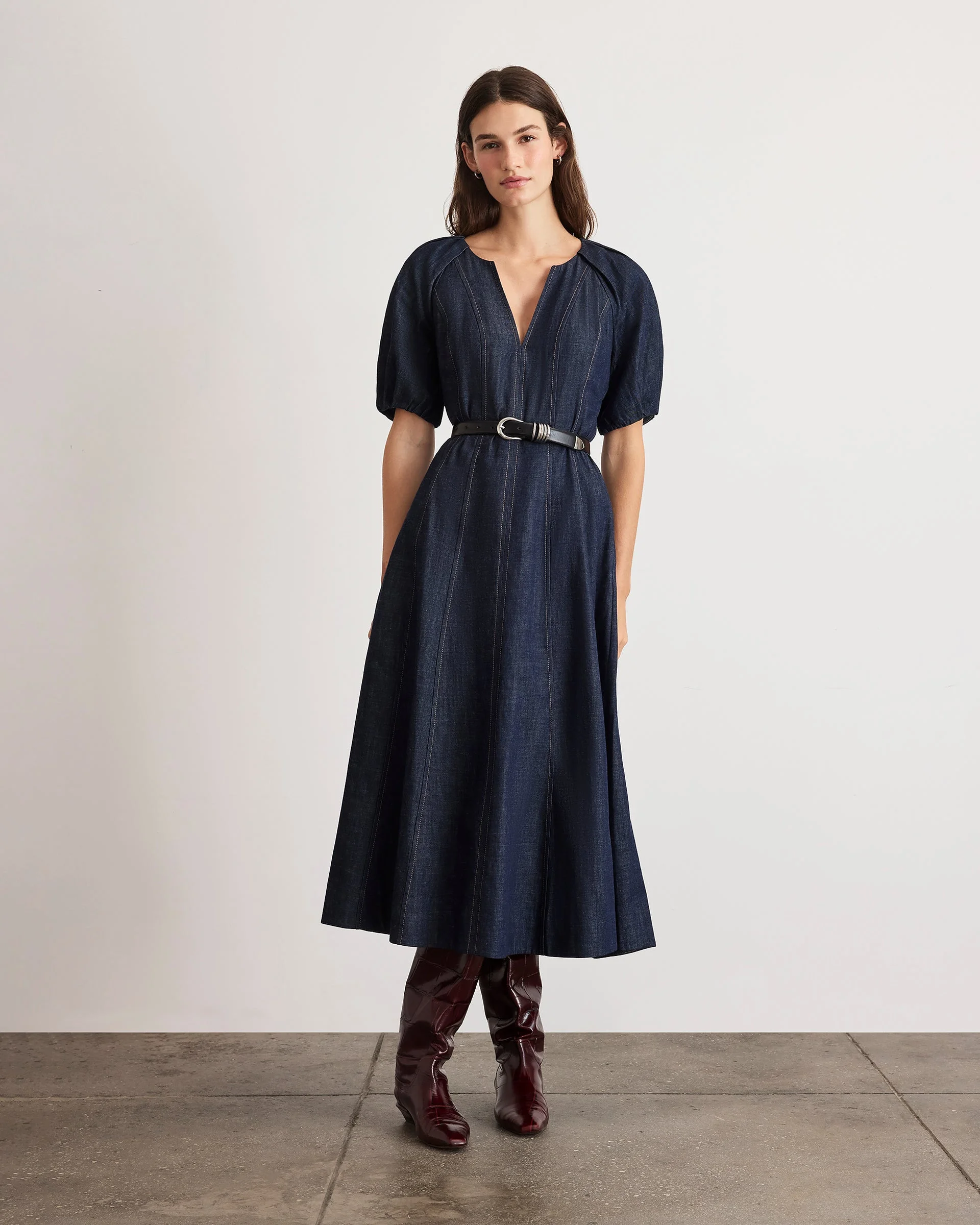 PIPER DENIM DRESS - 1