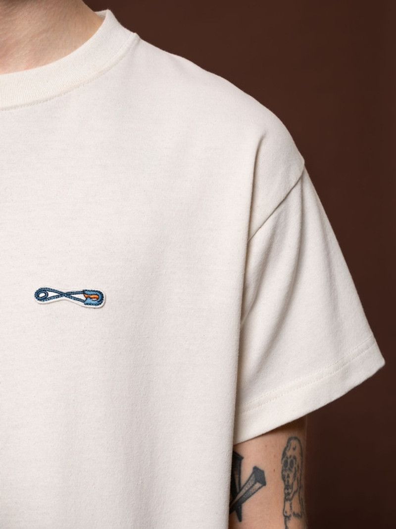 Nudie Jeans Short Sleeve Tee Rebirth Offwhite outlook