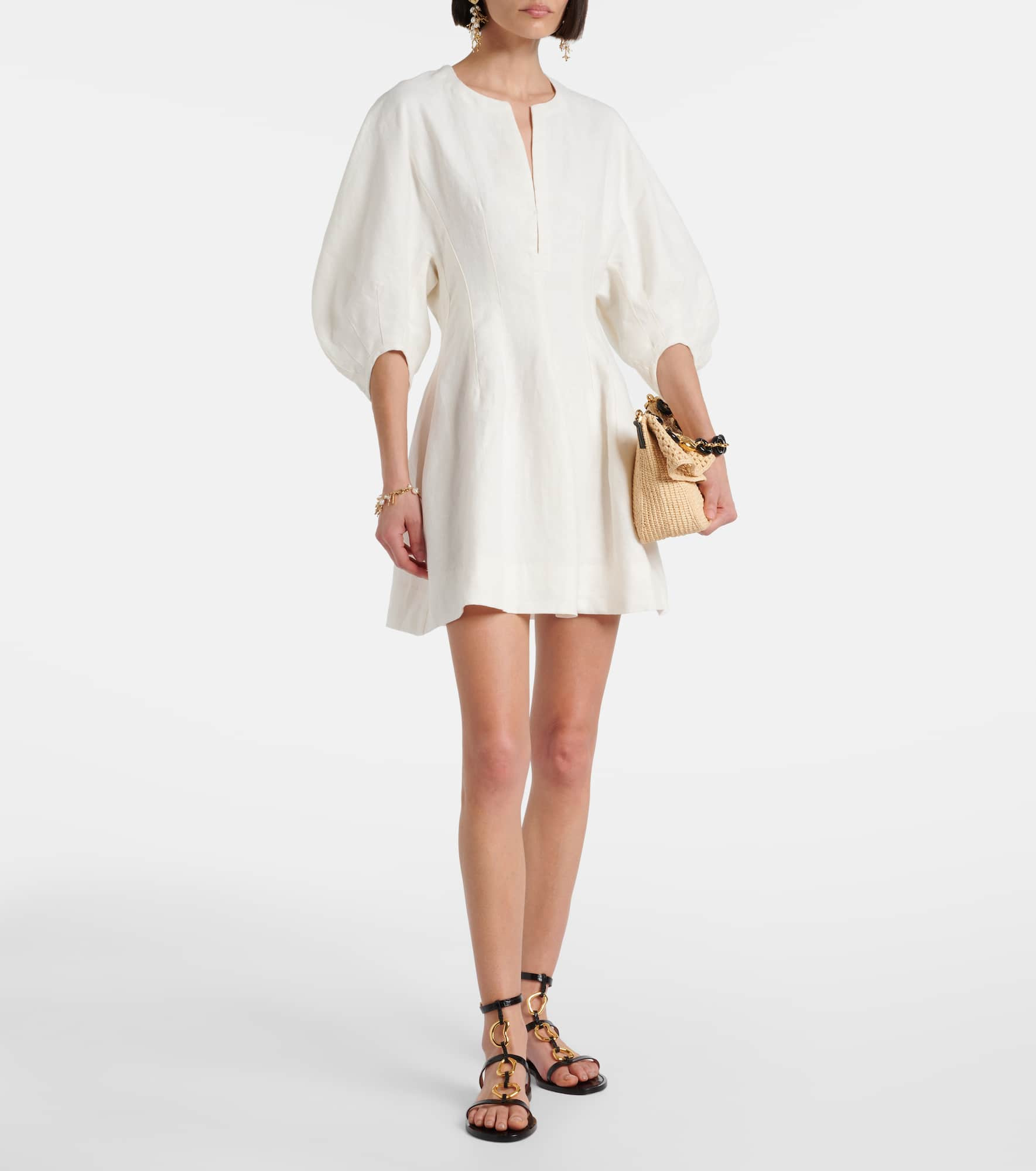 Soleil linen minidress - 2