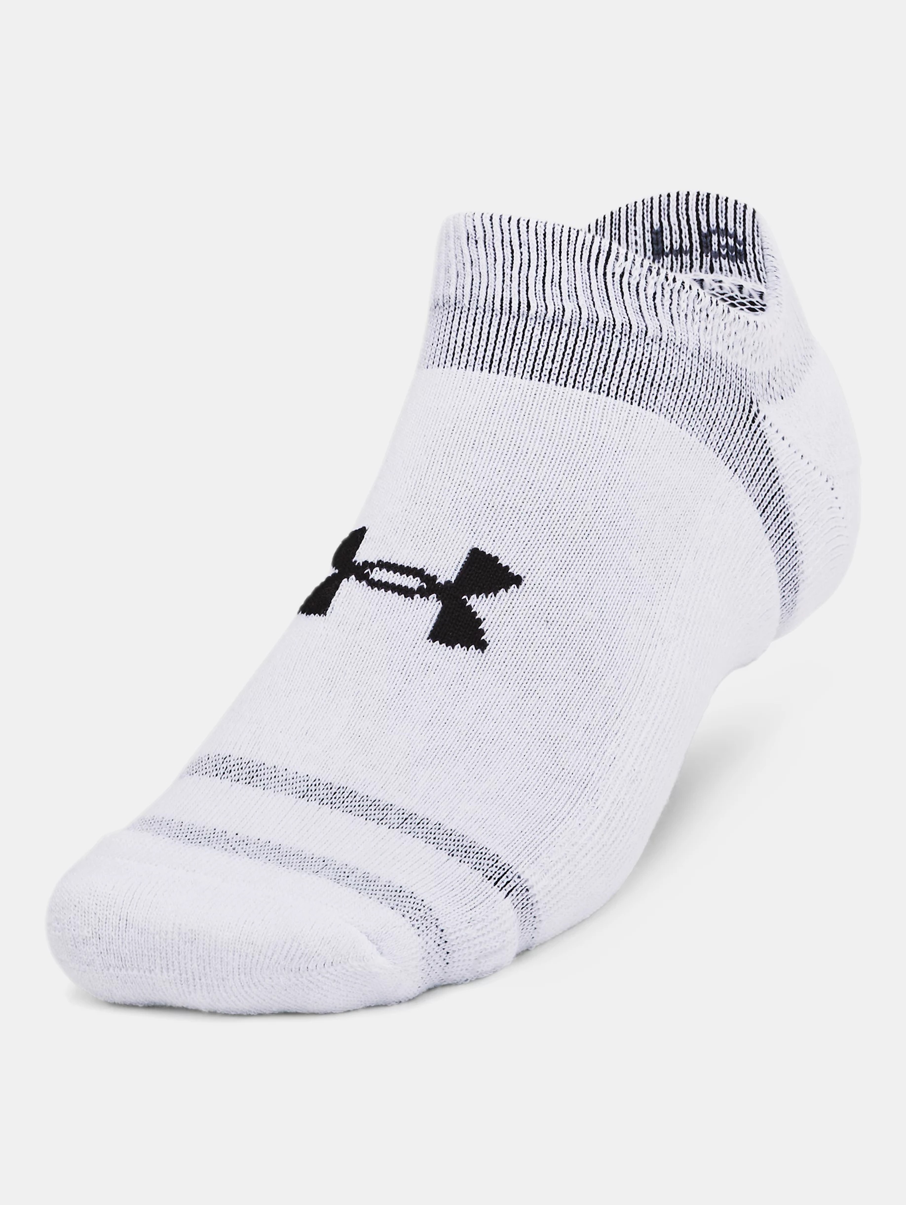 Unisex UA Essential Cushion 6-Pack No Show Socks - 1