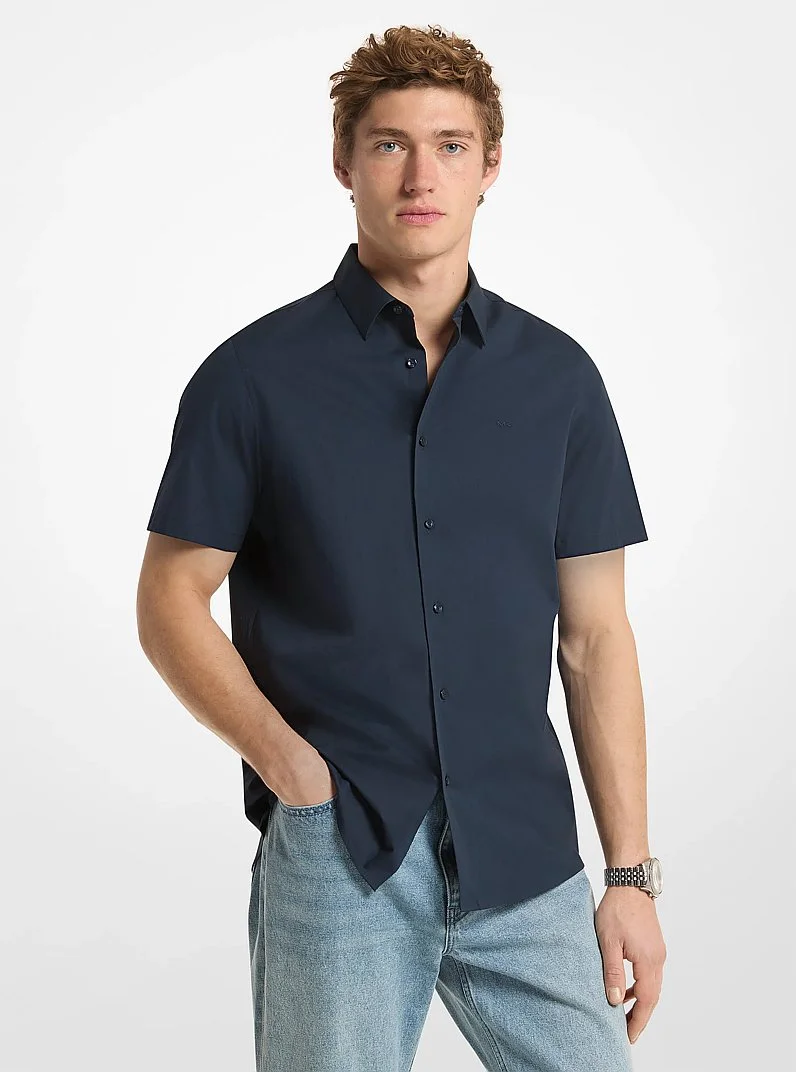 Stretch Cotton Shirt - 1