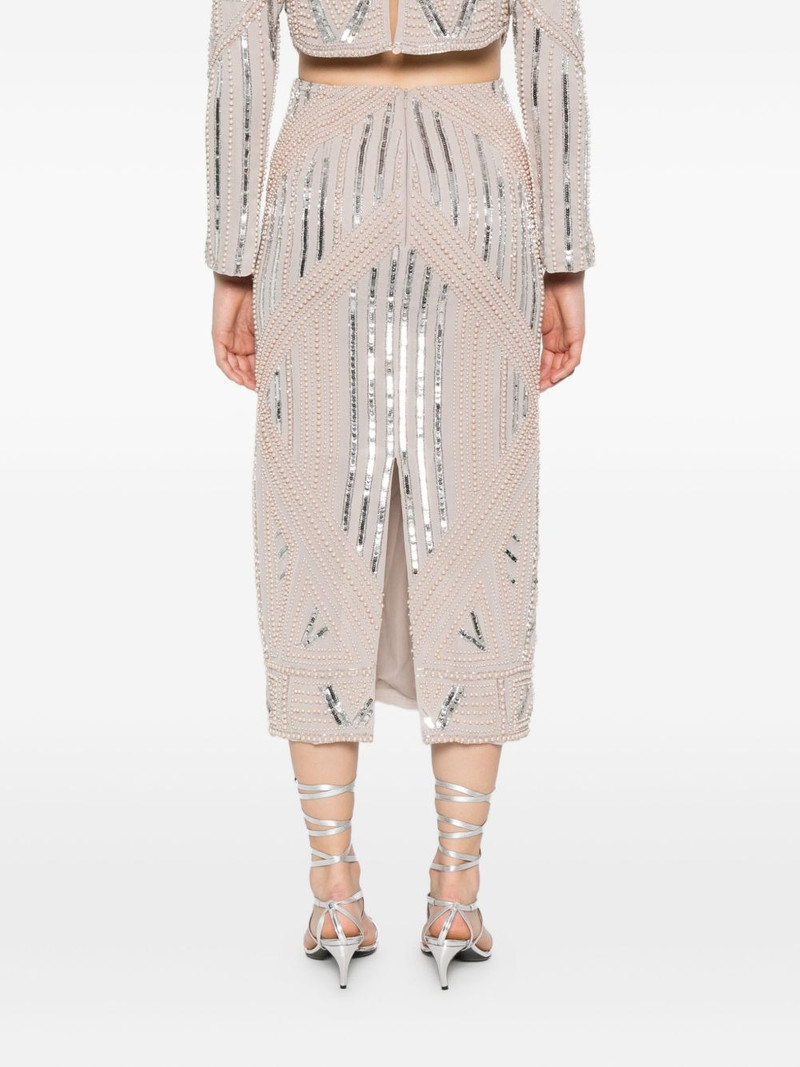 sequin-embellished geometric skirt 4