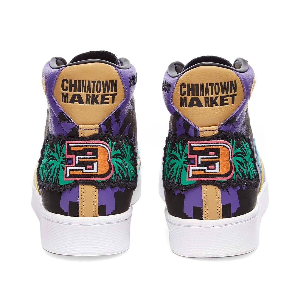 Converse x Chinatown Market Pro Leather Hi Lakers - 3