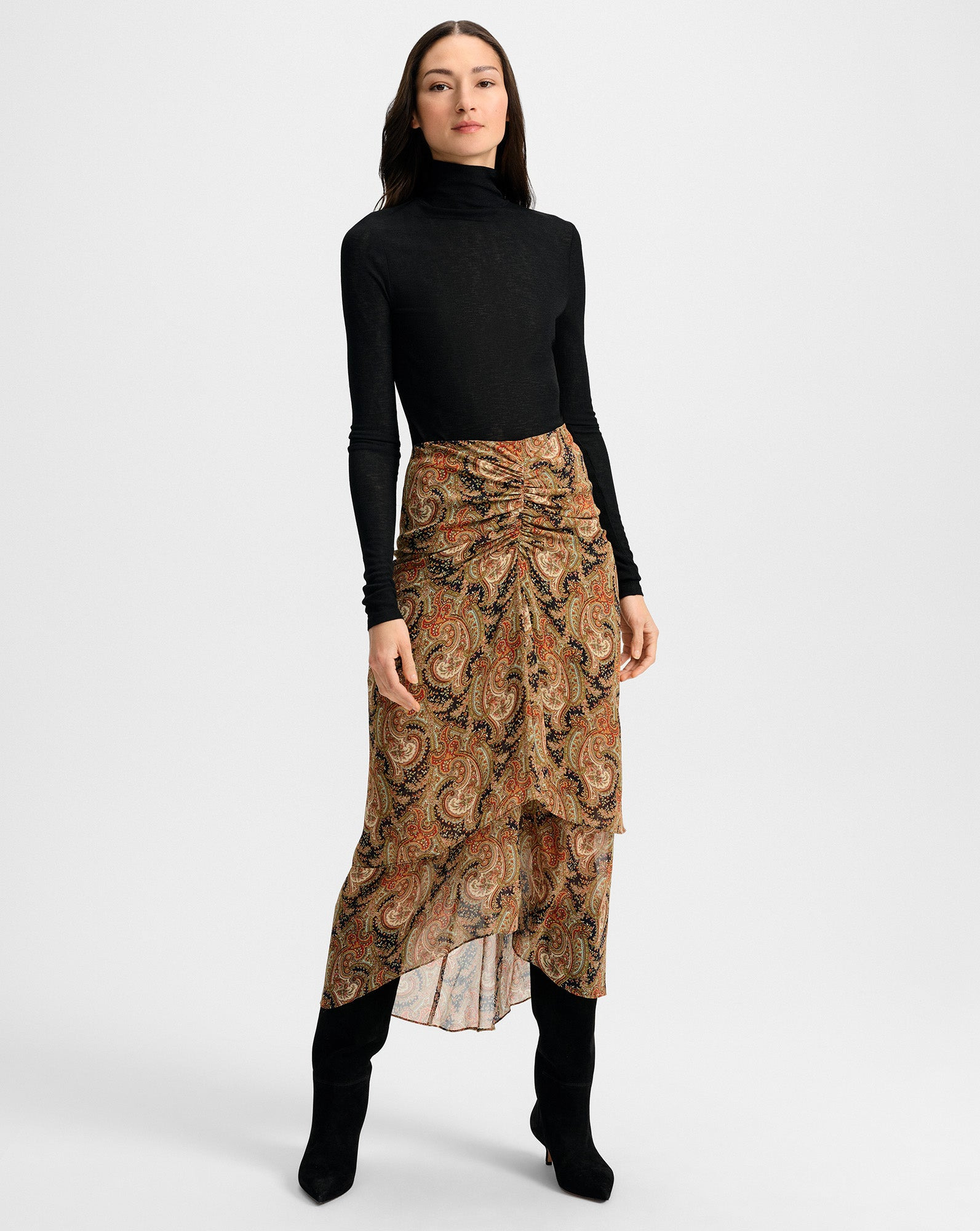 WYETH RIBBED TURTLENECK TOP - 3