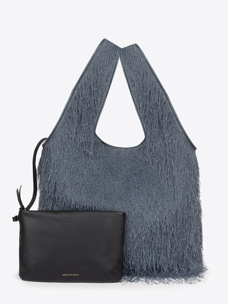 LARGE FRINGED TOTE BAG 5