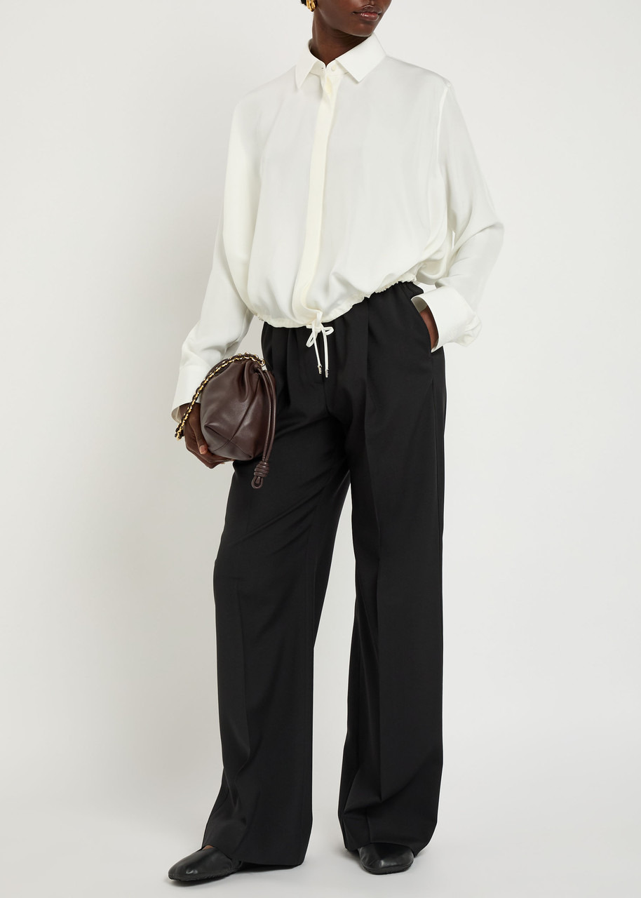 Loewe Drawstring Silk-crepe Shirt - 4