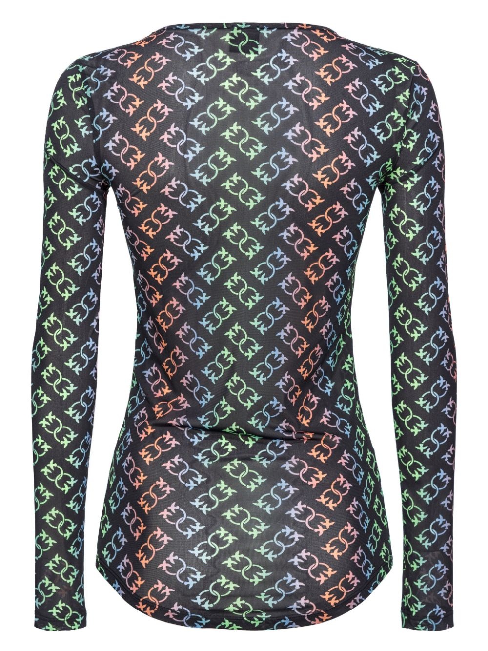 Love Birds monogram blouse - 2
