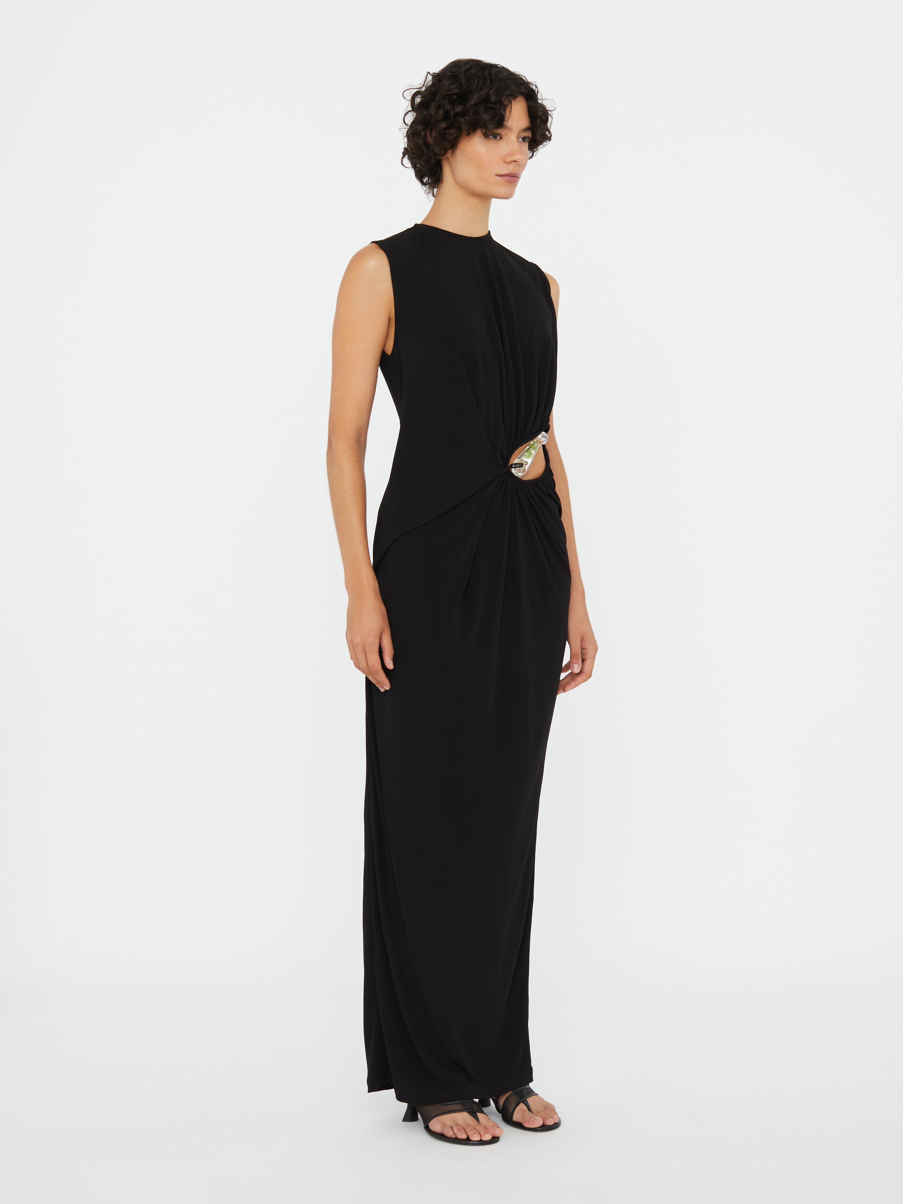 Encased Nature Suspended Jersey Tank Dress - 3