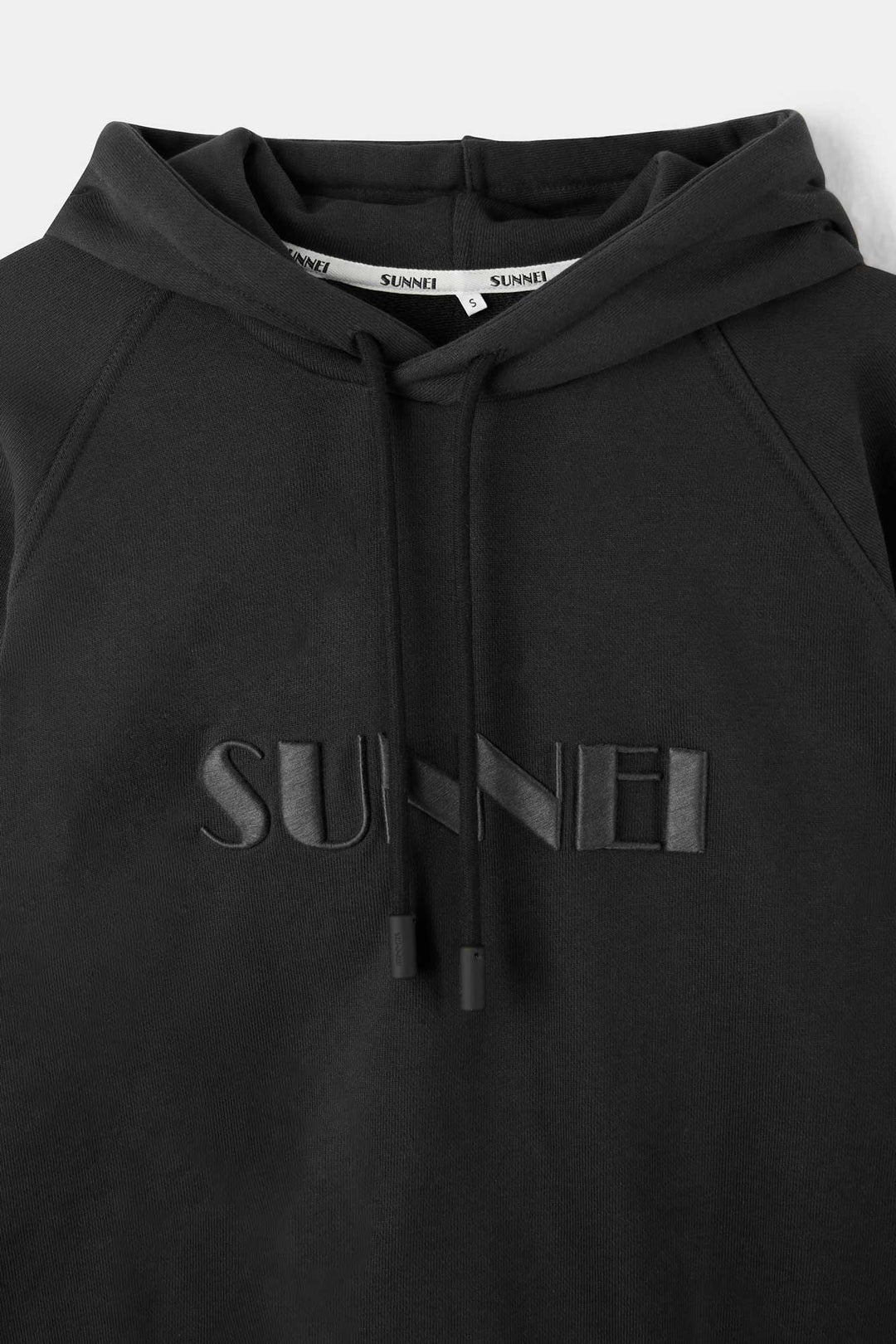 EMBROIDERED HOODIE / black - 3