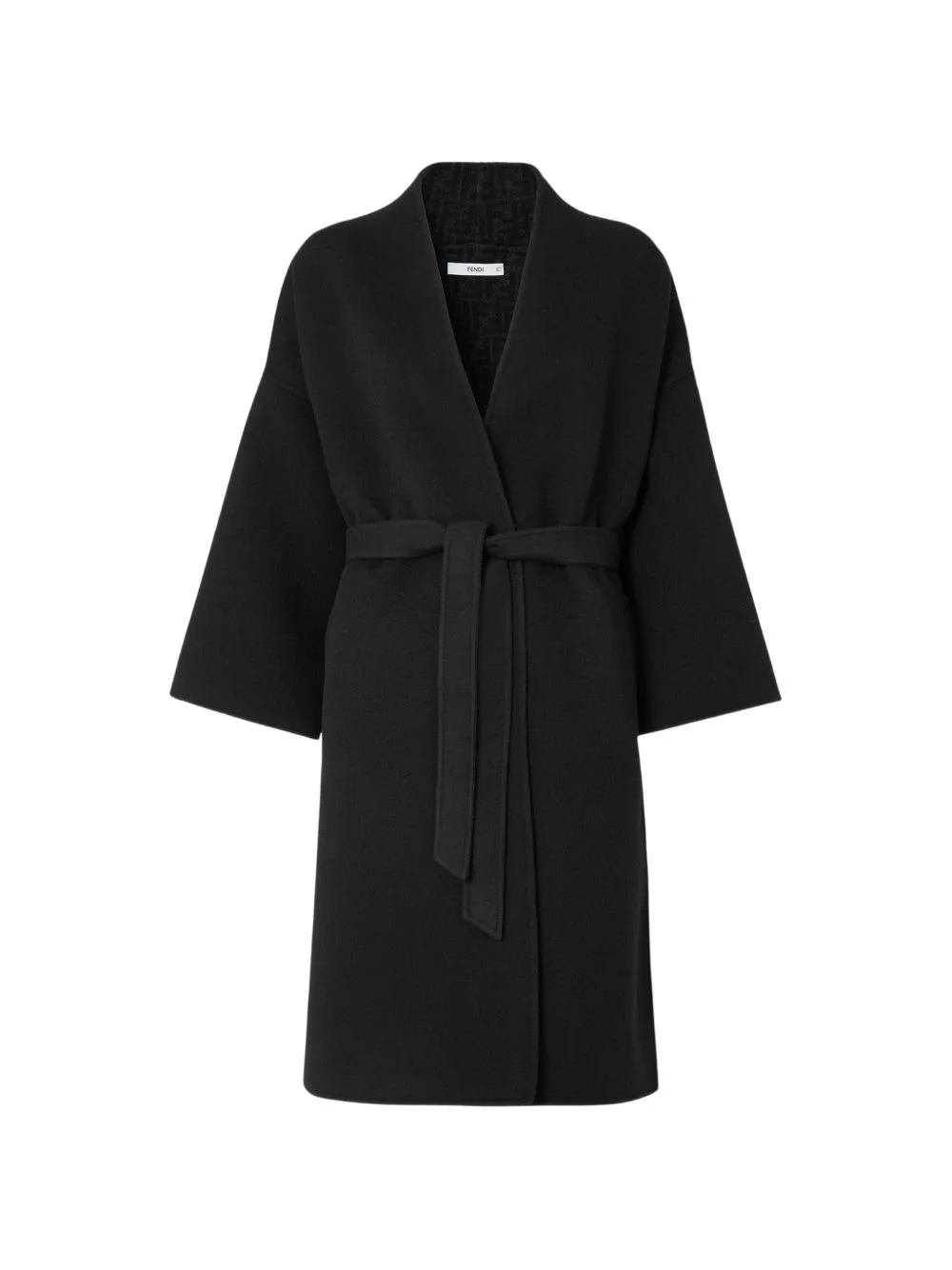 belted coat - 1