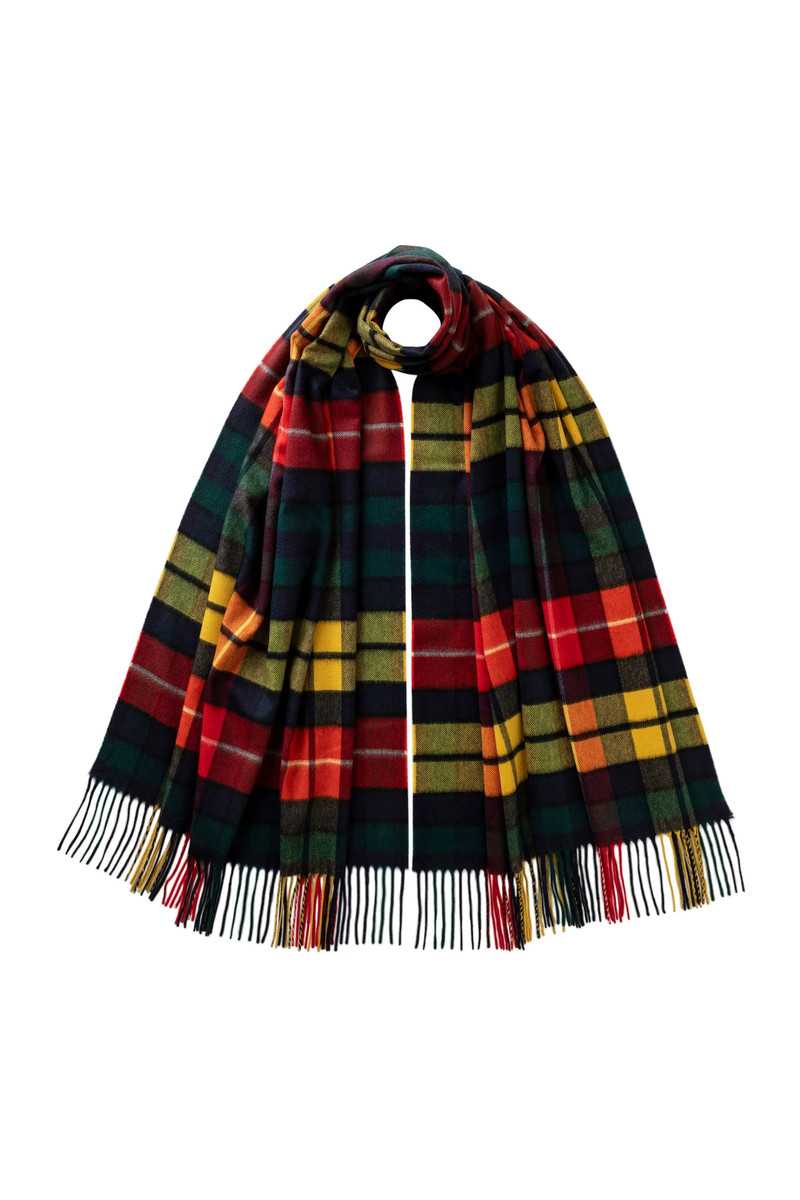 Buchanan Tartan Cashmere Stole 1