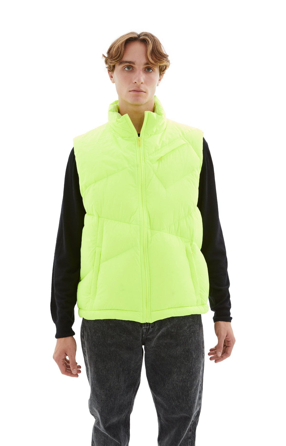 QUILTED VEST (YELLOW) - 2