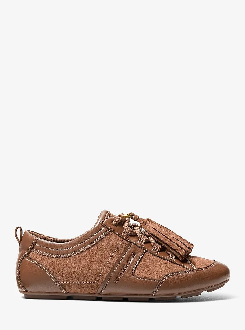 Keely Tassel Suede Trainer - 1