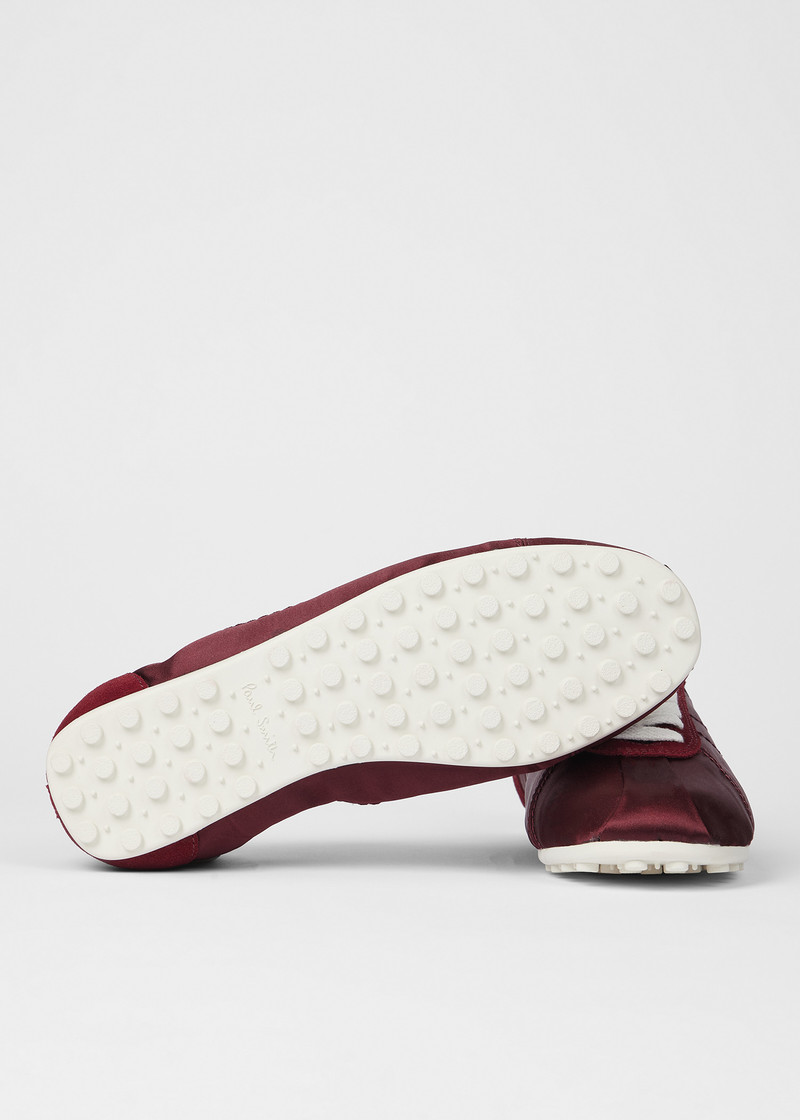 Paul Smith Women's Burgundy 'Bizou' Trainers outlook