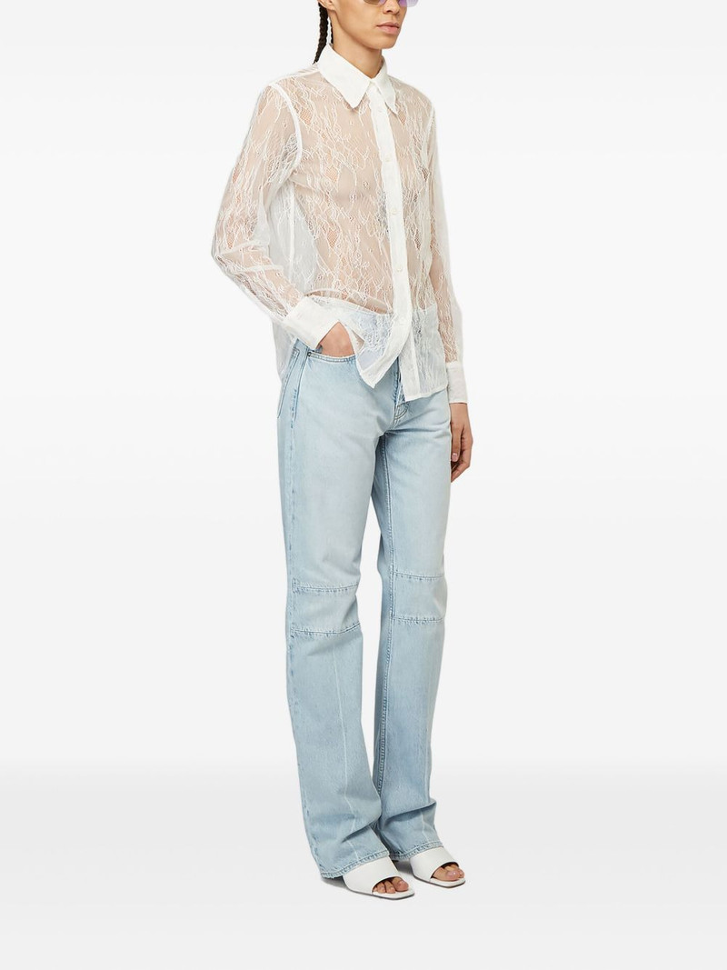 Our Legacy floral-lace long-sleeved shirt outlook