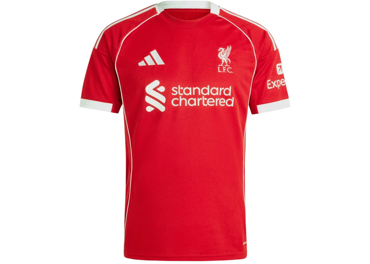 adidas Liverpool FC 25/26 Home Jersey Strawberry Red Soccr-Lvp-42u - 1