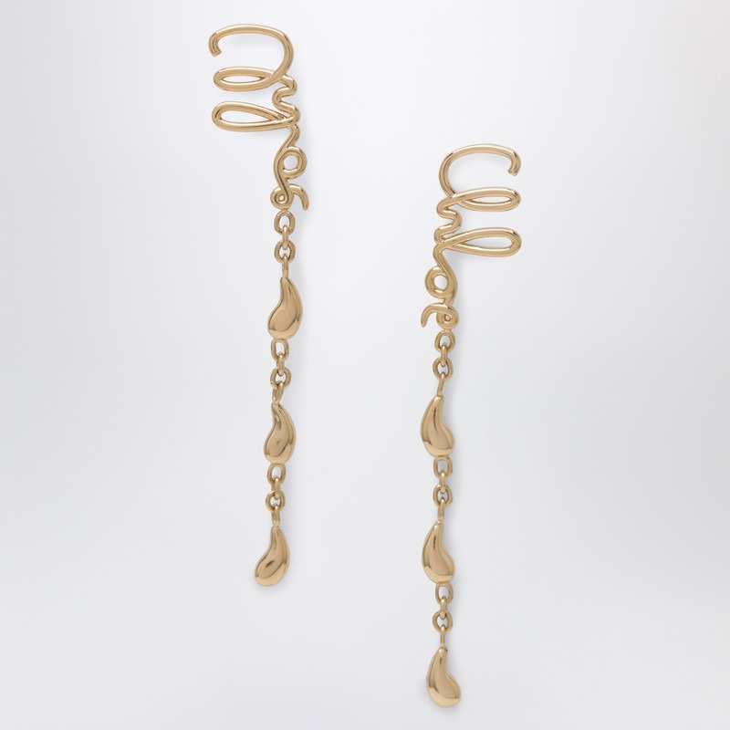 Chloé Chloé Iconic Gold Dangling Earrings Women - 1