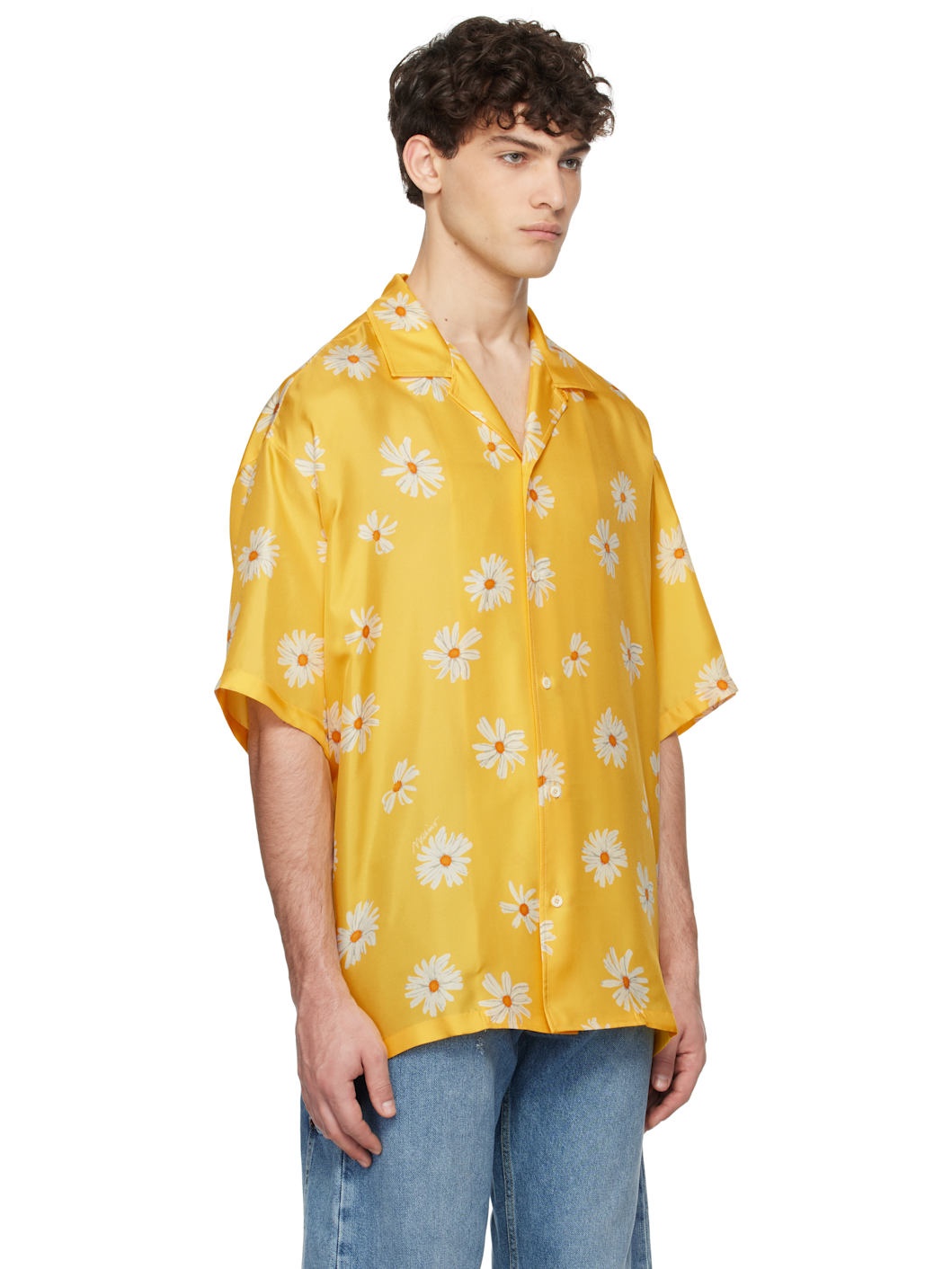 Yellow Allover Daisy Shirt - 2