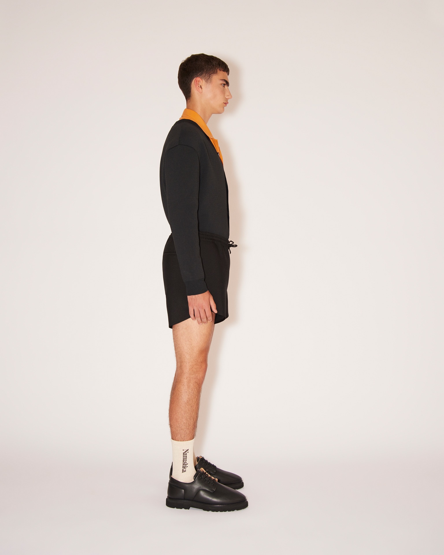 JORIS - Upcycled bottle knit cardigan - Black - 3