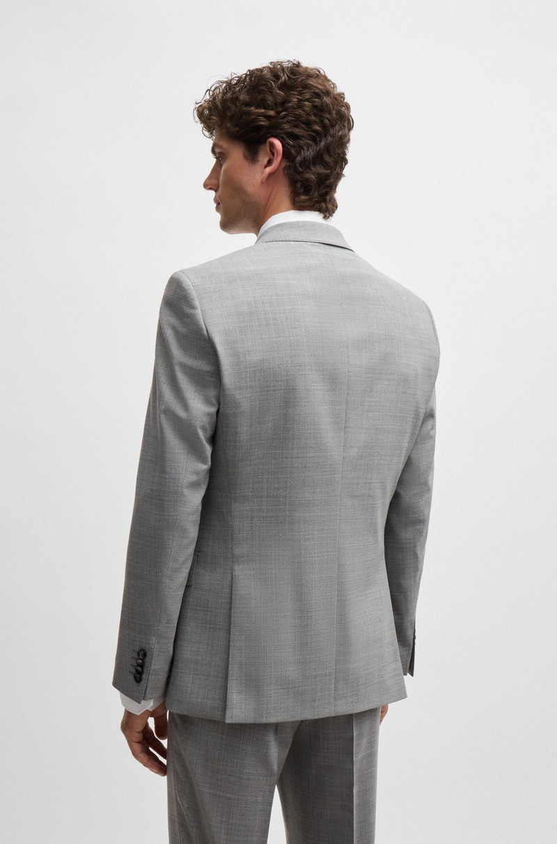 BOSS SLIM-FIT SUIT IN PATTERNED STRETCH CLOTH outlook