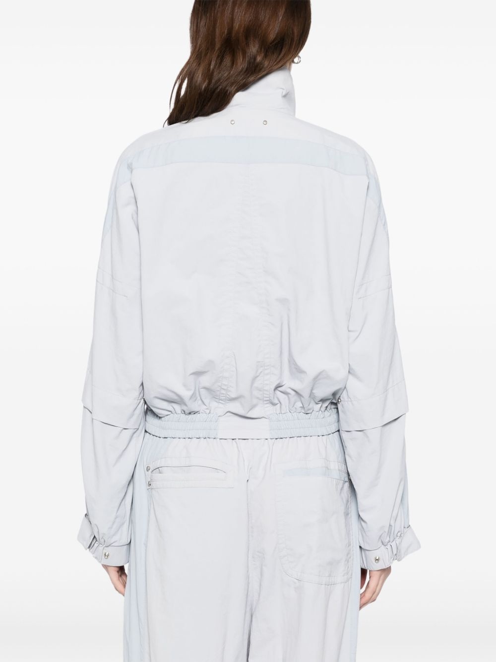 contrast zip-up jacket - 4