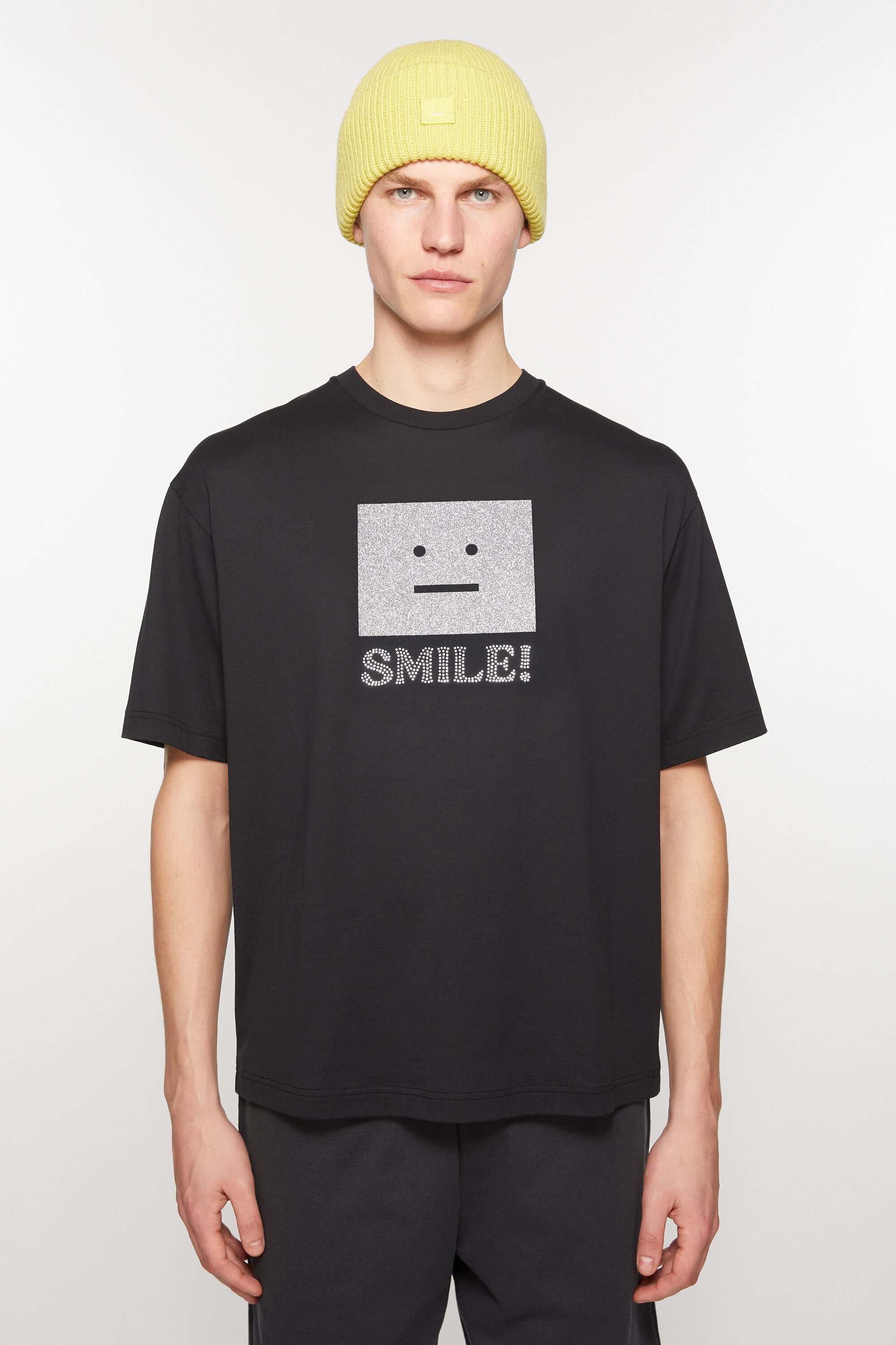 Face logo t-shirt - Relaxed fit - Black - 2