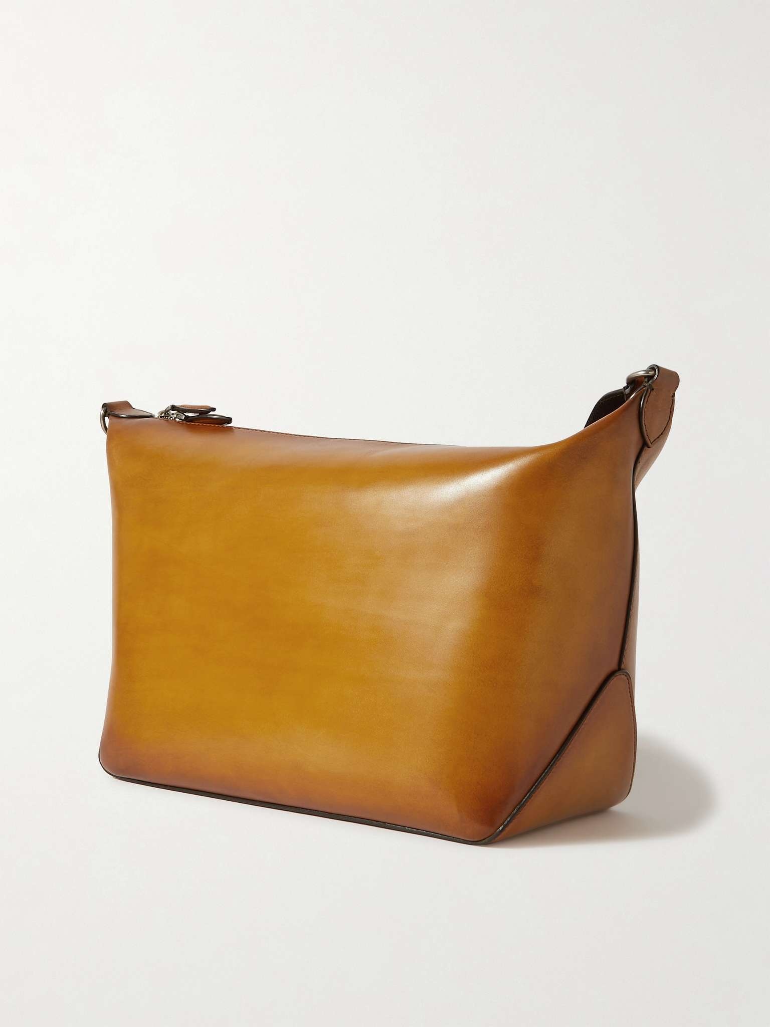 Venezia Leather Messenger Bag - 4