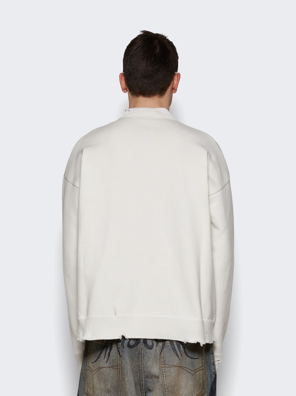 Crewneck Sweater Light Heather Grey - 4