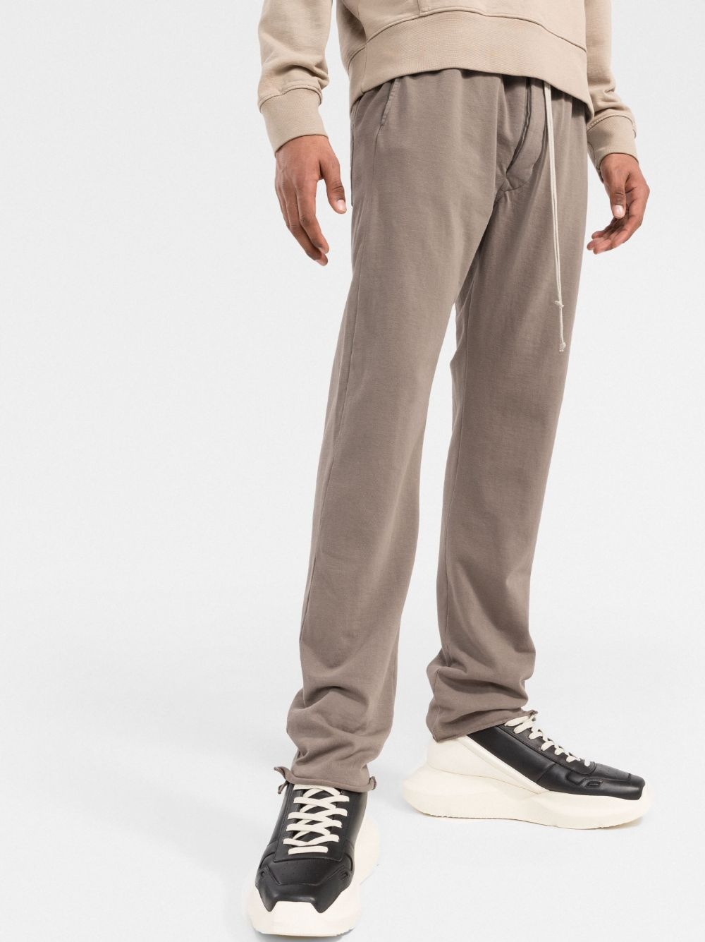 drawstring-waistband trousers - 3